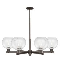 Innovations Lighting 716-6CR-OB-G122-8 - Athens - 6 Light - 38 inch - Oil Rubbed Bronze - Stem hung - Chandelier