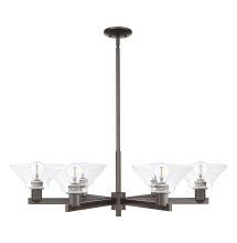 Innovations Lighting 716-6CR-OB-G132 - Orwell - 6 Light - 38 inch - Oil Rubbed Bronze - Stem hung - Chandelier
