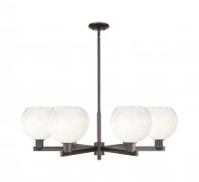 Innovations Lighting 716-6CR-OB-G483-8OP - Brookhaven Globe - 6 Light - 24 inch - Oil Rubbed Bronze - Chandelier