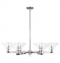 Innovations Lighting 716-6CR-PC-G132 - Orwell - 6 Light - 38 inch - Polished Chrome - Stem hung - Chandelier