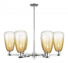 Innovations Lighting 716-6CR-PC-G480-6AM - Brookhaven Almond - 6 Light - 24 inch - Polished Chrome - Chandelier