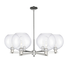 Innovations Lighting 716-6CR-PN-G122-10 - Athens - 6 Light - 40 inch - Polished Nickel - Stem hung - Chandelier