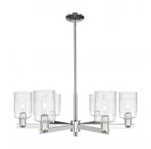 Innovations Lighting 716-6CR-PN-G342 - Hadley - 6 Light - 34 inch - Polished Nickel - Stem hung - Chandelier