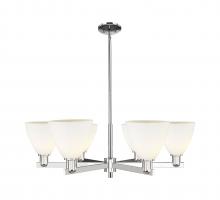 Innovations Lighting 716-6CR-PN-GBD-751 - Bristol - 6 Light - 37 inch - Polished Nickel - Stem hung - Chandelier