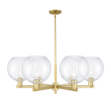 Innovations Lighting 716-6CR-SG-G122-10 - Athens - 6 Light - 40 inch - Satin Gold - Stem hung - Chandelier
