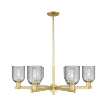 Innovations Lighting 716-6CR-SG-G257 - Caledonia - 6 Light - 35 inch - Satin Gold - Stem hung - Chandelier