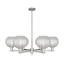 Innovations Lighting 716-6CR-SN-G122C-8CL - Athens - 6 Light - 38 inch - Satin Nickel - Stem hung - Chandelier