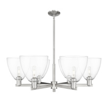 Innovations Lighting 716-6CR-SN-GBD-92 - Bristol - 6 Light - 39 inch - Satin Nickel - Stem hung - Chandelier
