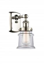 Innovations Lighting 916-1W-PN-G182S - Canton - 1 Light - 6 inch - Polished Nickel - Sconce