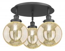 Innovations Lighting 916-3C-BK-G208-8 - Beacon - 3 Light - 20 inch - Matte Black - Semi-Flush Mount