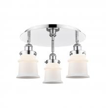 Innovations Lighting 916-3C-PC-G181S - Canton - 3 Light - 17 inch - Polished Chrome - Flush Mount