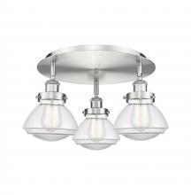 Innovations Lighting 916-3C-SN-G322 - Olean - 3 Light - 19 inch - Satin Nickel - Flush Mount