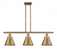 Innovations Lighting 916-3I-BB-M13-BB - Appalachian - 3 Light - 36 inch - Brushed Brass - Stem Hung - Island Light