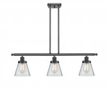 Innovations Lighting 916-3I-BK-G62-LED - Cone - 3 Light - 36 inch - Matte Black - Stem Hung - Island Light