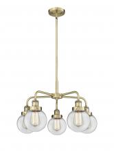 Innovations Lighting 916-5CR-AB-G202-6 - Beacon - 5 Light - 25 inch - Antique Brass - Chandelier