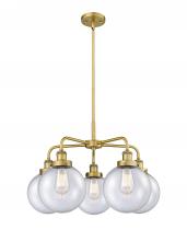 Innovations Lighting 916-5CR-BB-G204-8 - Beacon - 5 Light - 27 inch - Brushed Brass - Chandelier