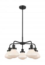 Innovations Lighting 916-5CR-BK-G321 - Olean - 5 Light - 25 inch - Matte Black - Chandelier