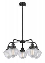 Innovations Lighting 916-5CR-BK-G532 - Oxford - 5 Light - 26 inch - Matte Black - Chandelier