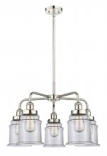 Innovations Lighting 916-5CR-PN-G182 - Canton - 5 Light - 25 inch - Polished Nickel - Chandelier