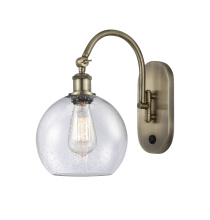 Innovations Lighting 918-1W-AB-G124-8 - Athens - 1 Light - 8 inch - Antique Brass - Sconce