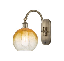 Innovations Lighting 918-1W-AB-G483-8AM - Brookhaven Globe - 1 Light - 8 inch - Antique Brass - Sconce