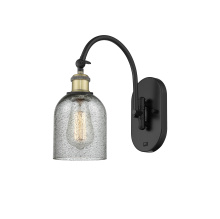 Innovations Lighting 918-1W-BAB-G257 - Caledonia - 1 Light - 5 inch - Black Antique Brass - Sconce