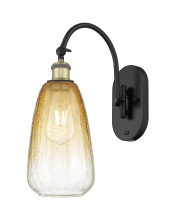 Innovations Lighting 918-1W-BAB-G480-6AM - Brookhaven Almond - 1 Light - 6 inch - Black Antique Brass - Sconce