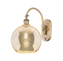 Innovations Lighting 918-1W-BB-G128-10 - Athens - 1 Light - 10 inch - Brushed Brass - Adjustable - Sconce