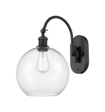 Innovations Lighting 918-1W-BK-G122-10 - Athens - 1 Light - 10 inch - Matte Black - Adjustable - Sconce
