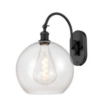 Innovations Lighting 918-1W-BK-G124-12 - Athens - 1 Light - 12 inch - Matte Black - Adjustable - Sconce
