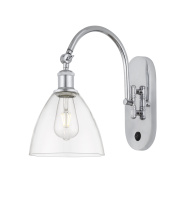 Innovations Lighting 918-1W-PC-GBD-752 - Bristol - 1 Light - 8 inch - Polished Chrome - Sconce