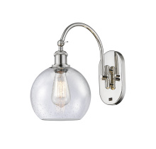 Innovations Lighting 918-1W-PN-G124-8 - Athens - 1 Light - 8 inch - Polished Nickel - Sconce