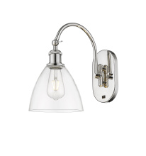Innovations Lighting 918-1W-PN-GBD-752 - Bristol - 1 Light - 8 inch - Polished Nickel - Sconce