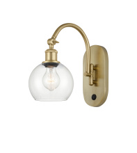 Innovations Lighting 918-1W-SG-G122-6 - Athens - 1 Light - 6 inch - Satin Gold - Sconce