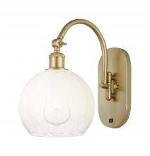Innovations Lighting 918-1W-SG-G483-8OP - Brookhaven Globe - 1 Light - 8 inch - Satin Gold - Sconce