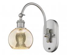 Innovations Lighting 918-1W-SN-G128-6 - Athens - 1 Light - 6 inch - Brushed Satin Nickel - Sconce