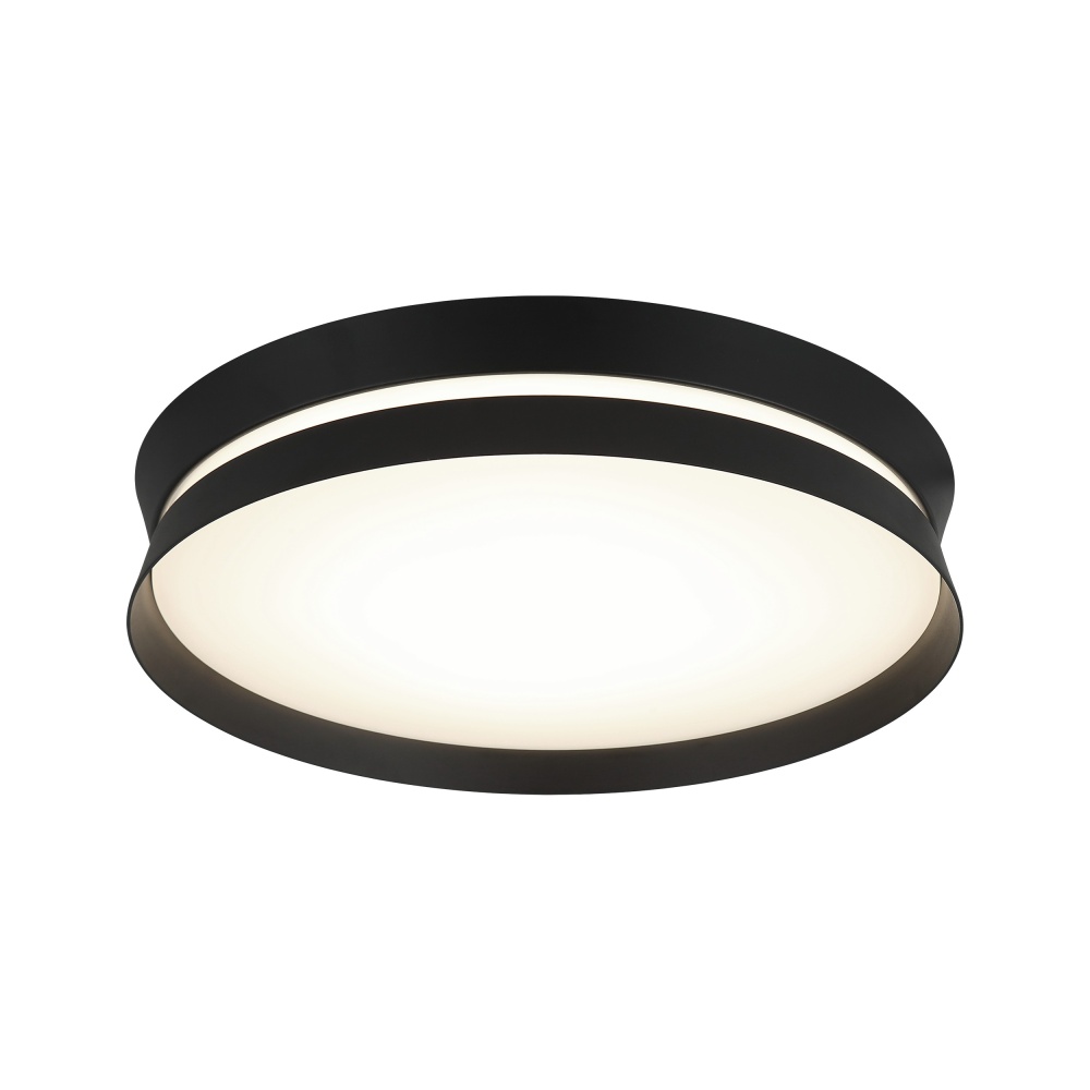 Greyson Matte Black Flush Mounts