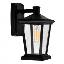 CWI Lighting 0413W7-1-101 - Leawood 1 Light Black Outdoor Wall Light