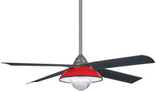 Minka-Aire FS683L-RD - Minka Aire Shade - Custom Steel Red Shade