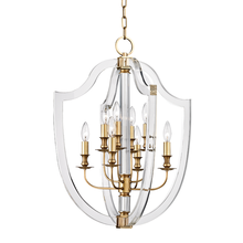 Hudson Valley 6520-AGB - 8 LIGHT PENDANT