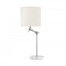 Hudson Valley MDSL150-PN - Essex Table Lamp