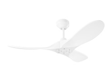 Visual Comfort & Co. Fan Collection 3MAVSM44RZW - Maverick Smart 44 Ceiling Fan in Matte White with Mattewhite Blades