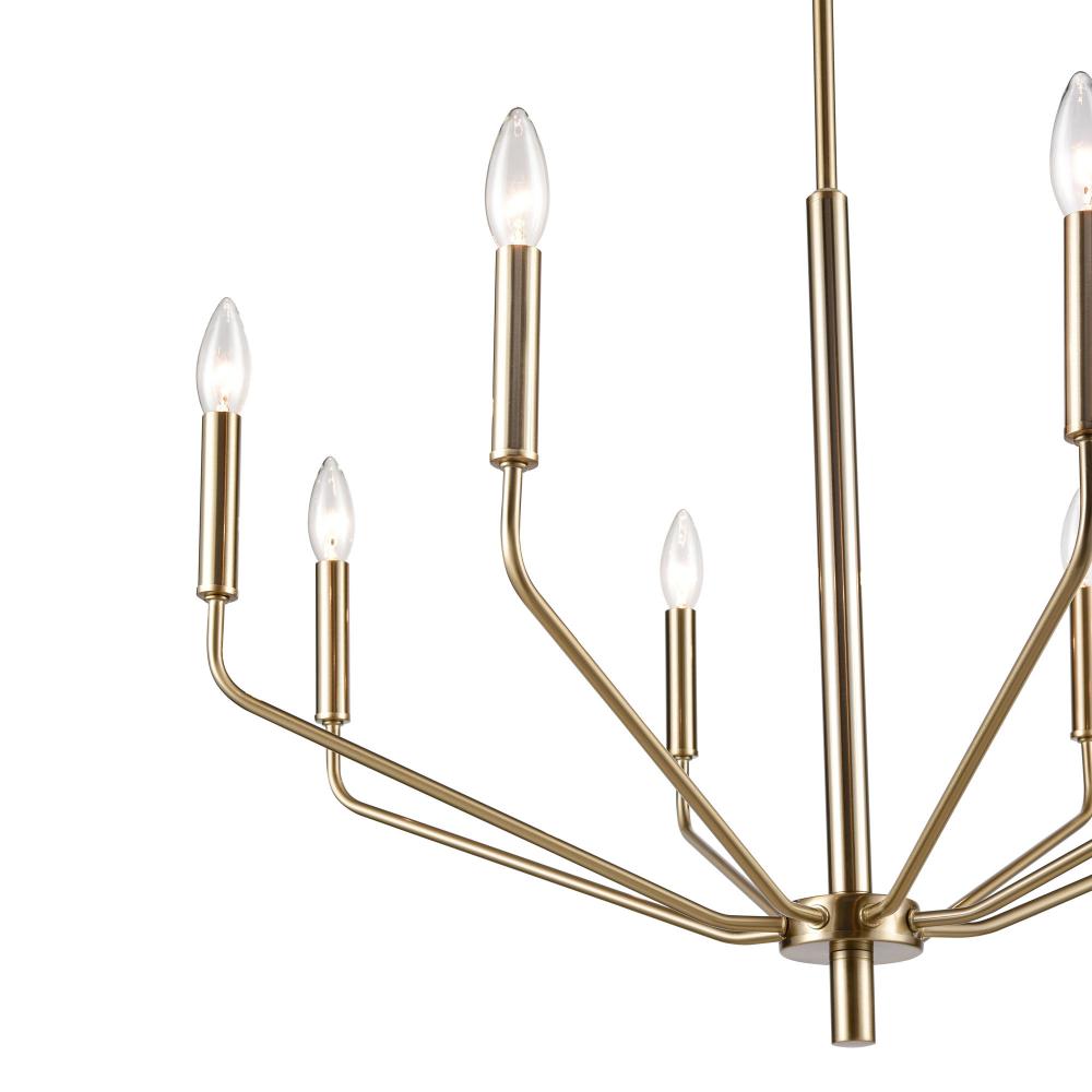 Laurell 8-Light Chandelier Ceiling Light Modern Gold