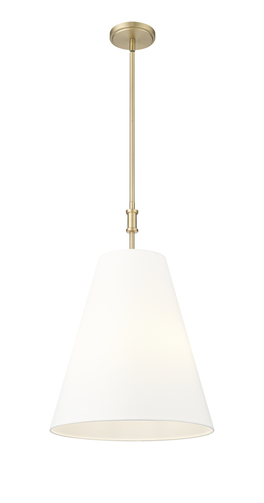 Adorra 16" Wide 3-Light Pendant - Vintage Brass