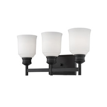 Millennium 173-MB - Burbank 3-Light Vanity Matte Black