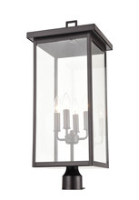 Millennium 2604-PBZ - Barkeley 4-Light Outdoor Post Lantern Powder Coated Bronze