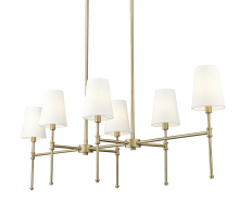 Millennium 16506-VB - Adorra 48" Wide 6-Light Chandelier - Vintage Brass