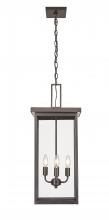 Millennium 42605-PBZ - Barkeley 4-Light Outdoor Hanging Lantern Powder Coated Bronze