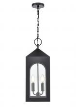 Millennium 7832-PBK - Bratton 2-Light Outdoor Hanging Lantern Powder Coated Black