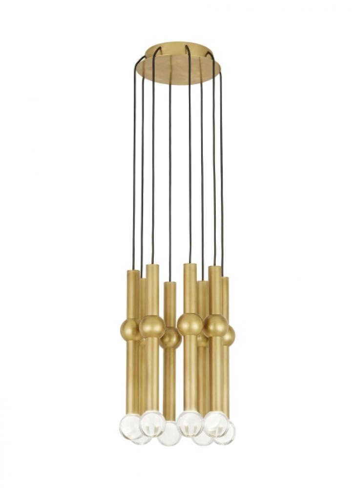 Guyed 8 Light Chandelier